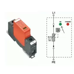 8859690000 Surge Voltage Arrester PU II 1 280V/40kA Single Phase