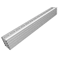 IP-DINRAIL7.5X35-330 Din Rail Slotted 330mm Bundle