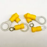 TVR5-6TG Twin Grip Yellow Insulated Ring Terminals 4.0 - 6.0 mm²